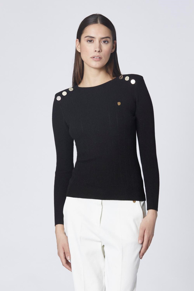 Svetr maglione girocollo 242MA1535DL547