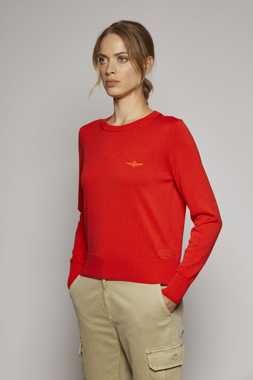 detail Svetr maglia girocollo 222MA1386DL237