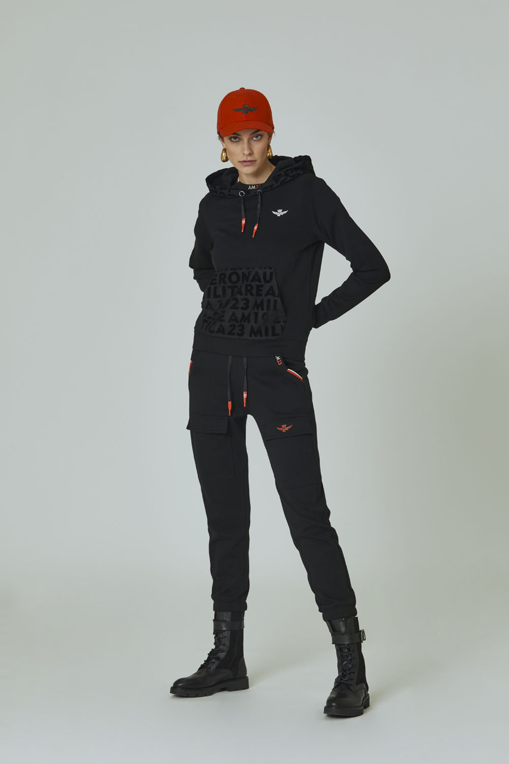 detail Kalhoty pantalone interlock 222PF866DF485