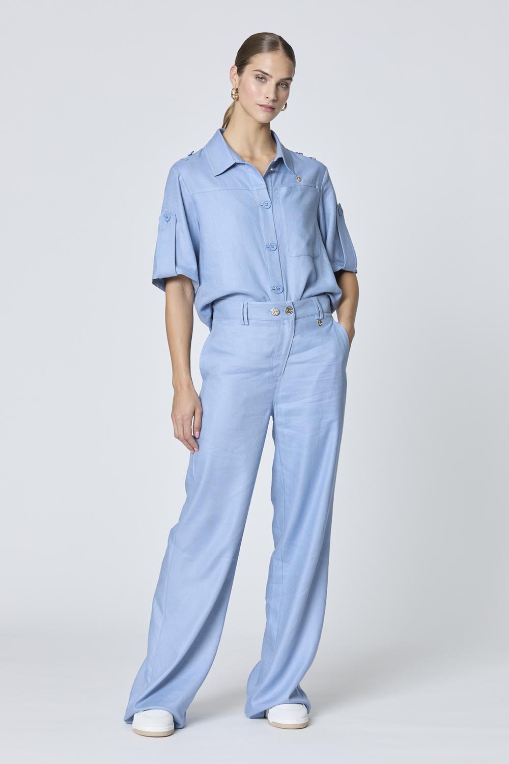 detail Kalhoty pantalone 251PA1551DCT3524
