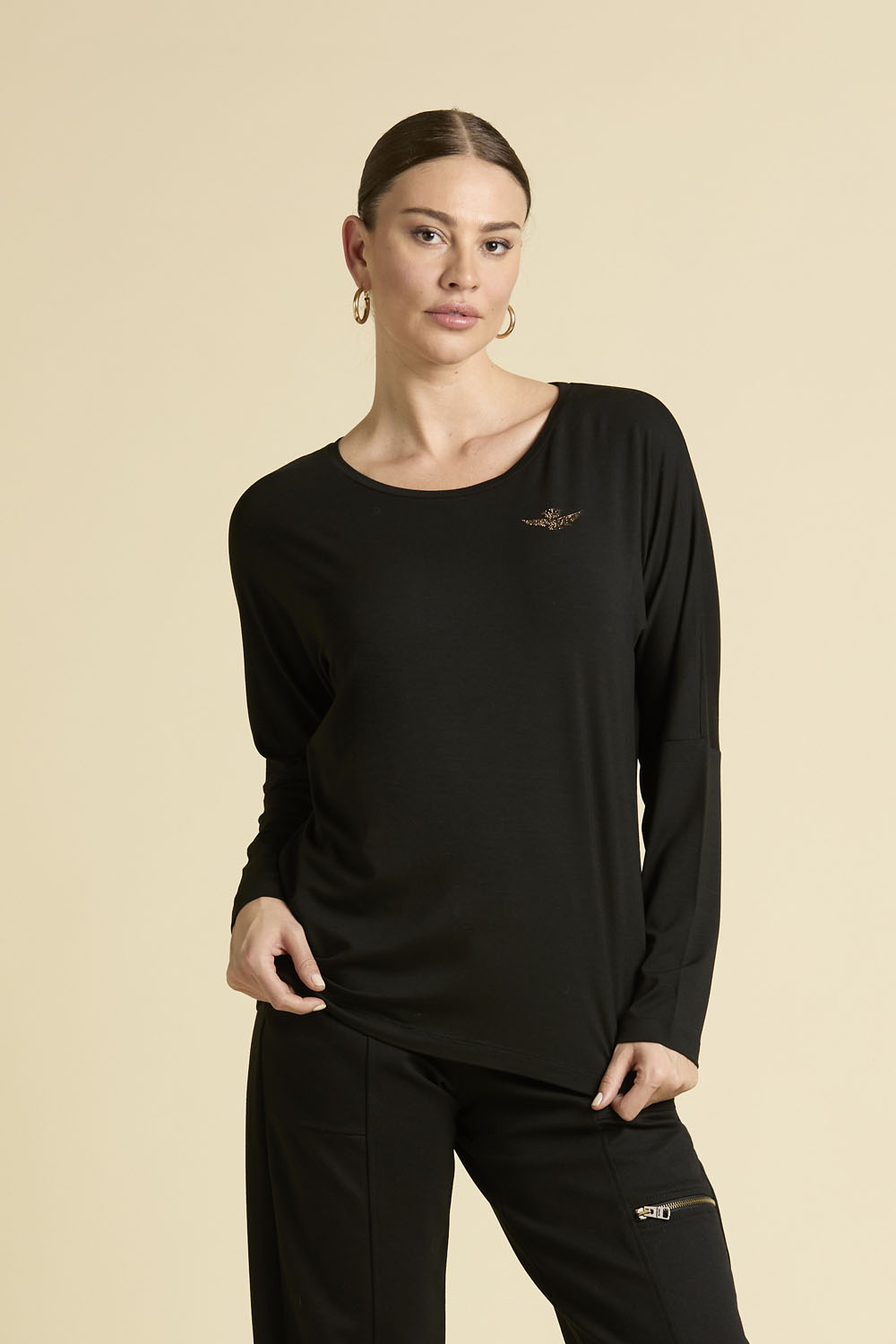 detail Tričko t-shirt manica lunga 252TS2460DJ00656