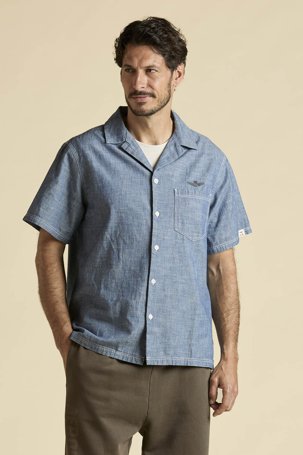 detail Košile camicia con manica corta 261CA1317UCT04295