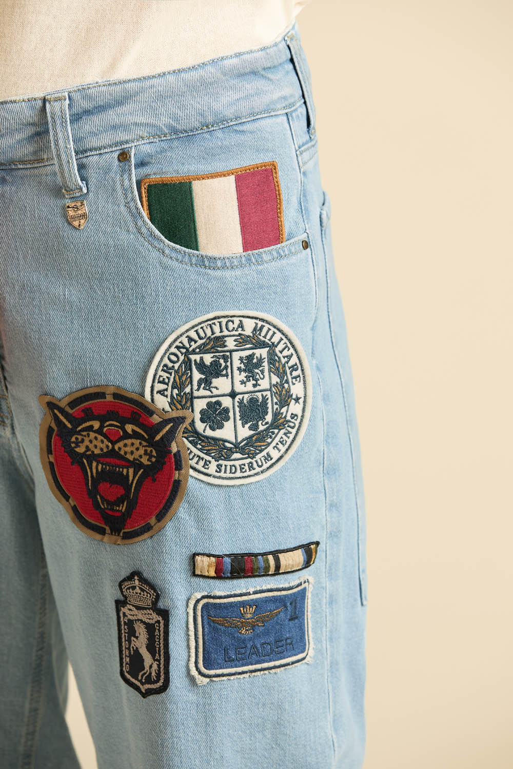 detail Kalhoty pantaloni palazzo 261PJ0208DCT04257