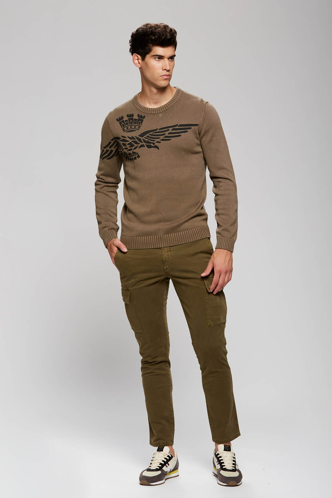detail Svetr maglia girocollo 212MA1350L455