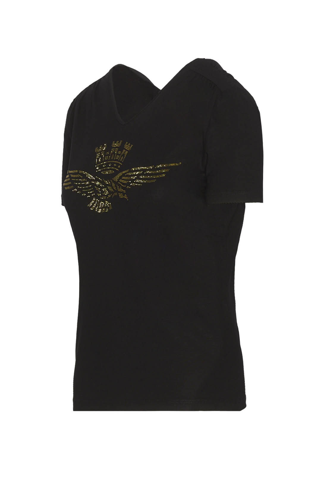 detail Tričko t-shirt scollo v 221TS1984DJ414