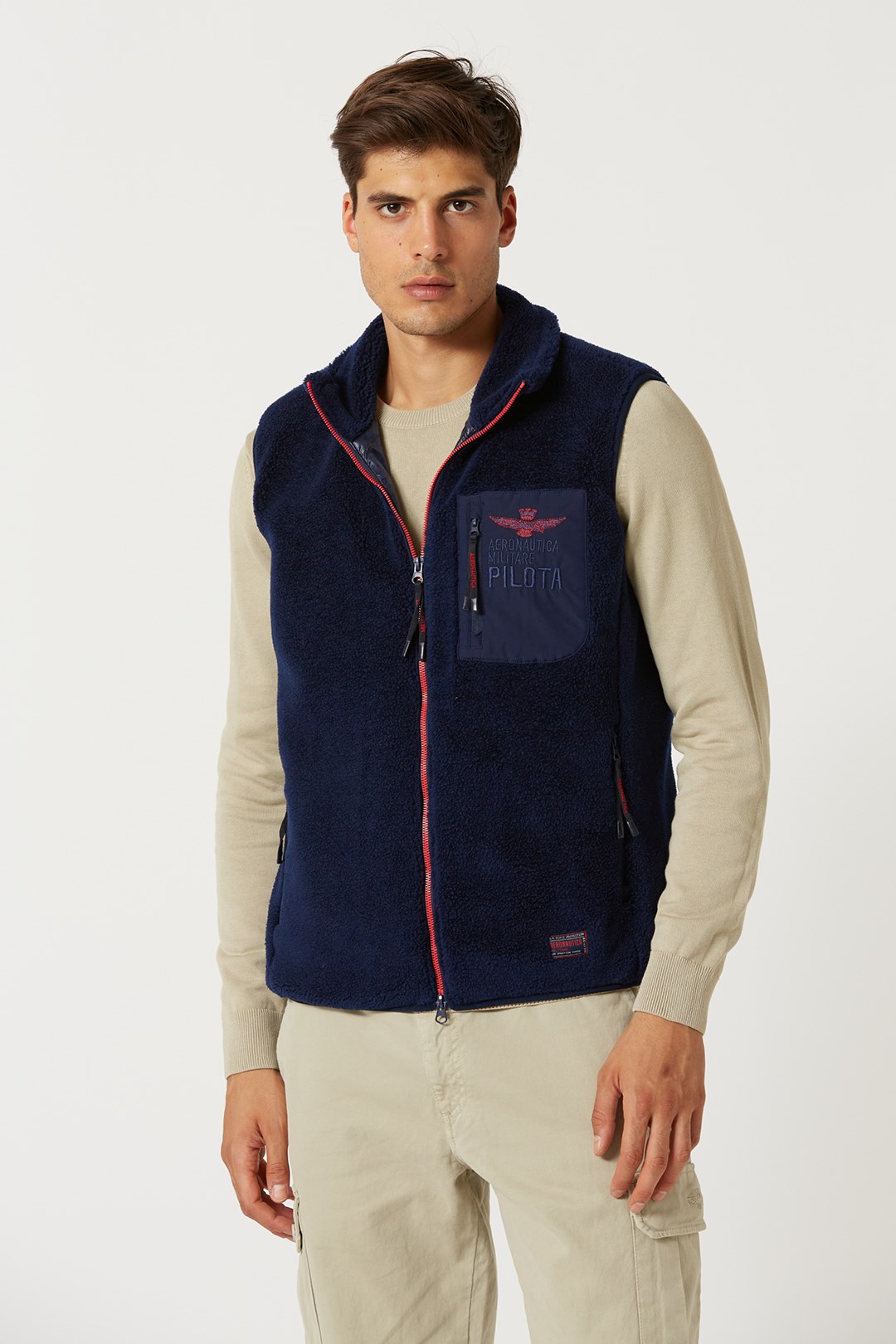 detail Vesta gilet 222AB2023CT2998