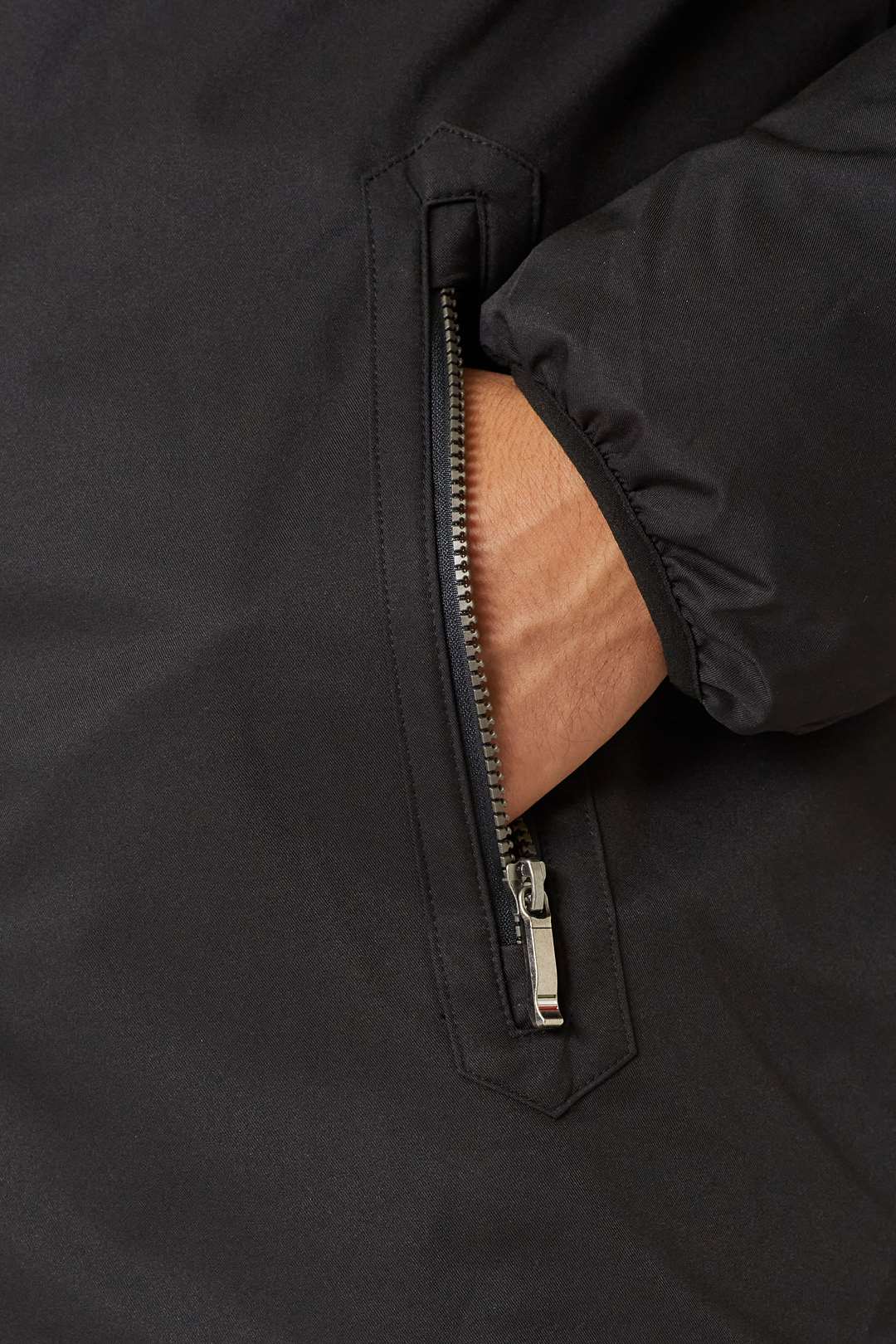 detail Bunda giubbino lungo reversibile 222AB2025CT3005