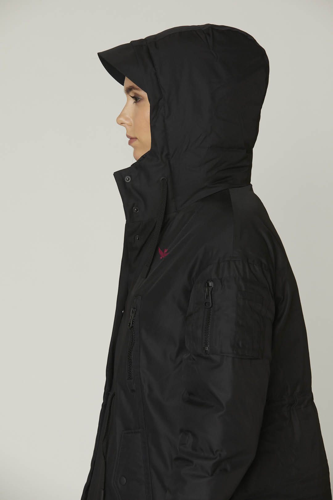 detail Bunda giaccone c cappuccio 232AB2127DCT3173