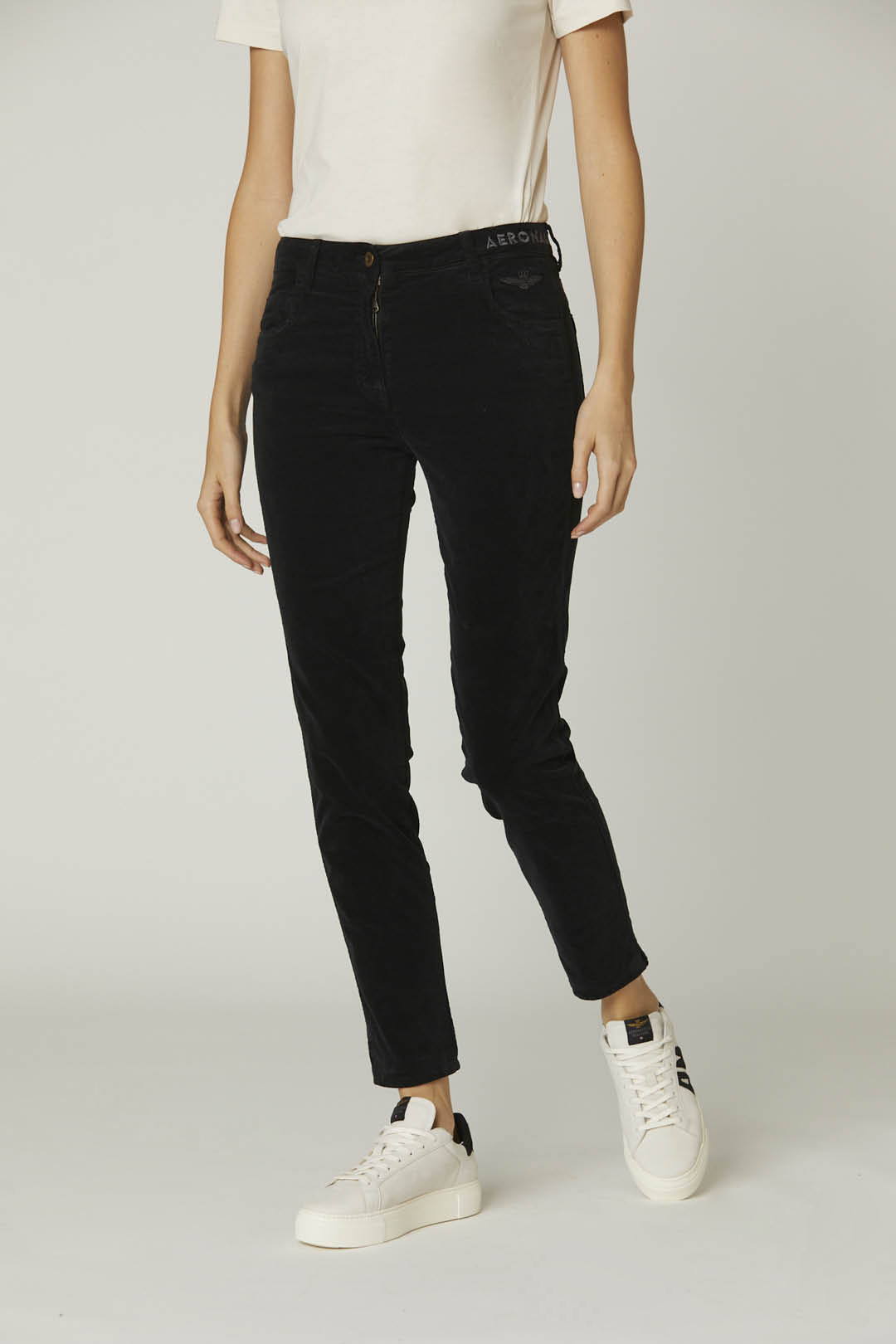 detail Kalhoty pantalone slim 232PA1569DCT2359