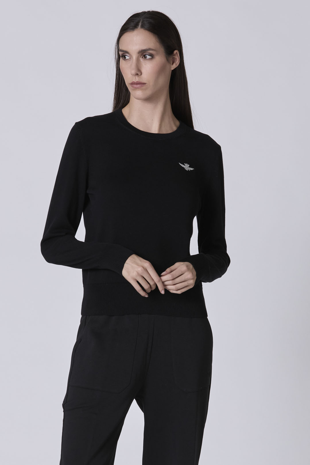 detail Svetr maglia girocollo 242MA1532DL237