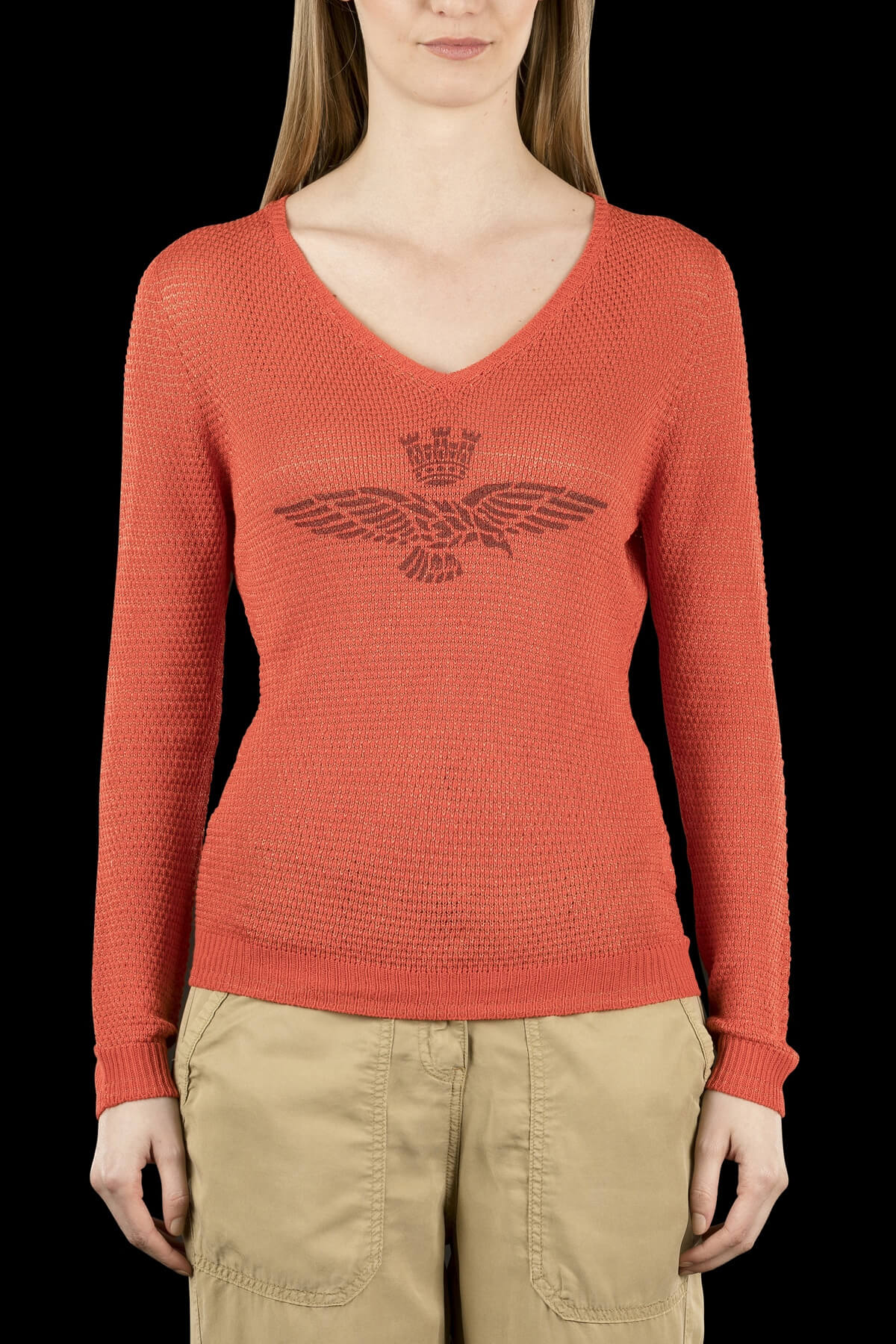 detail Maglia scollo v 171MA1059DL308