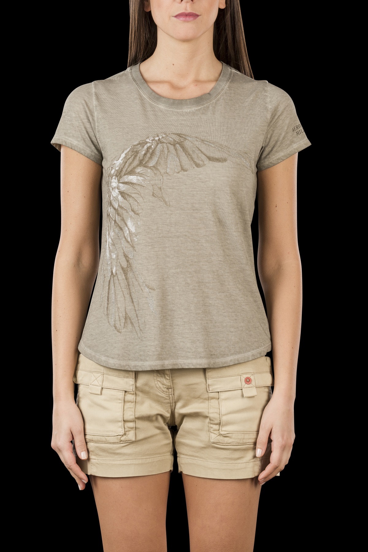 detail T-shirt girocollo 171TS1386DJ366