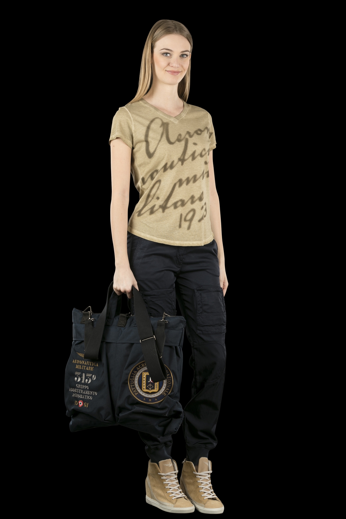 detail T-shirt scollo v 171TS1412DJ366