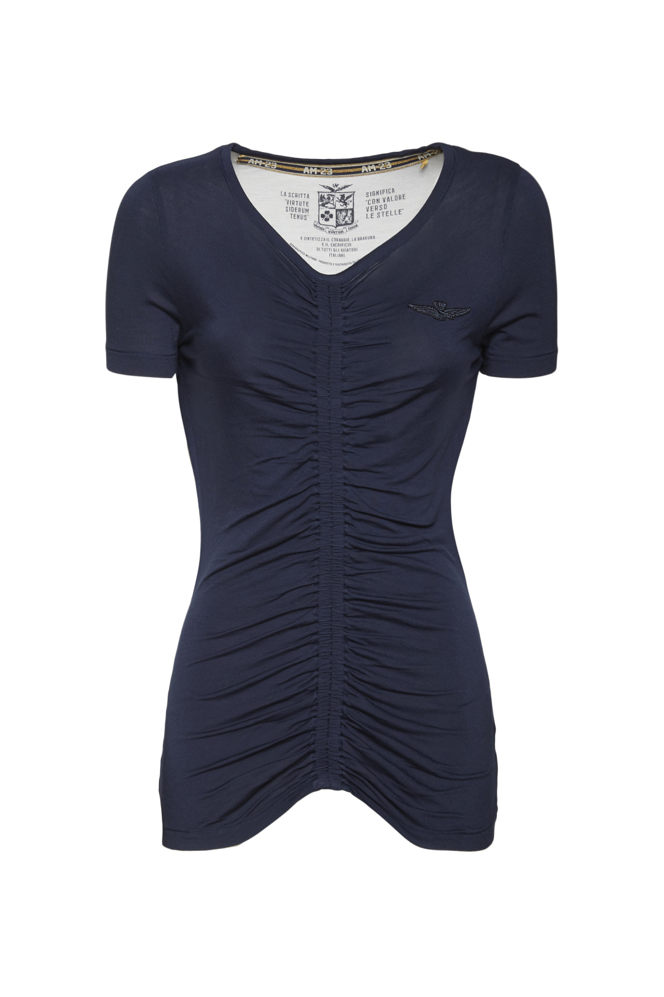 detail Tričko t-shirt con arriccio 201TS1739DJ482