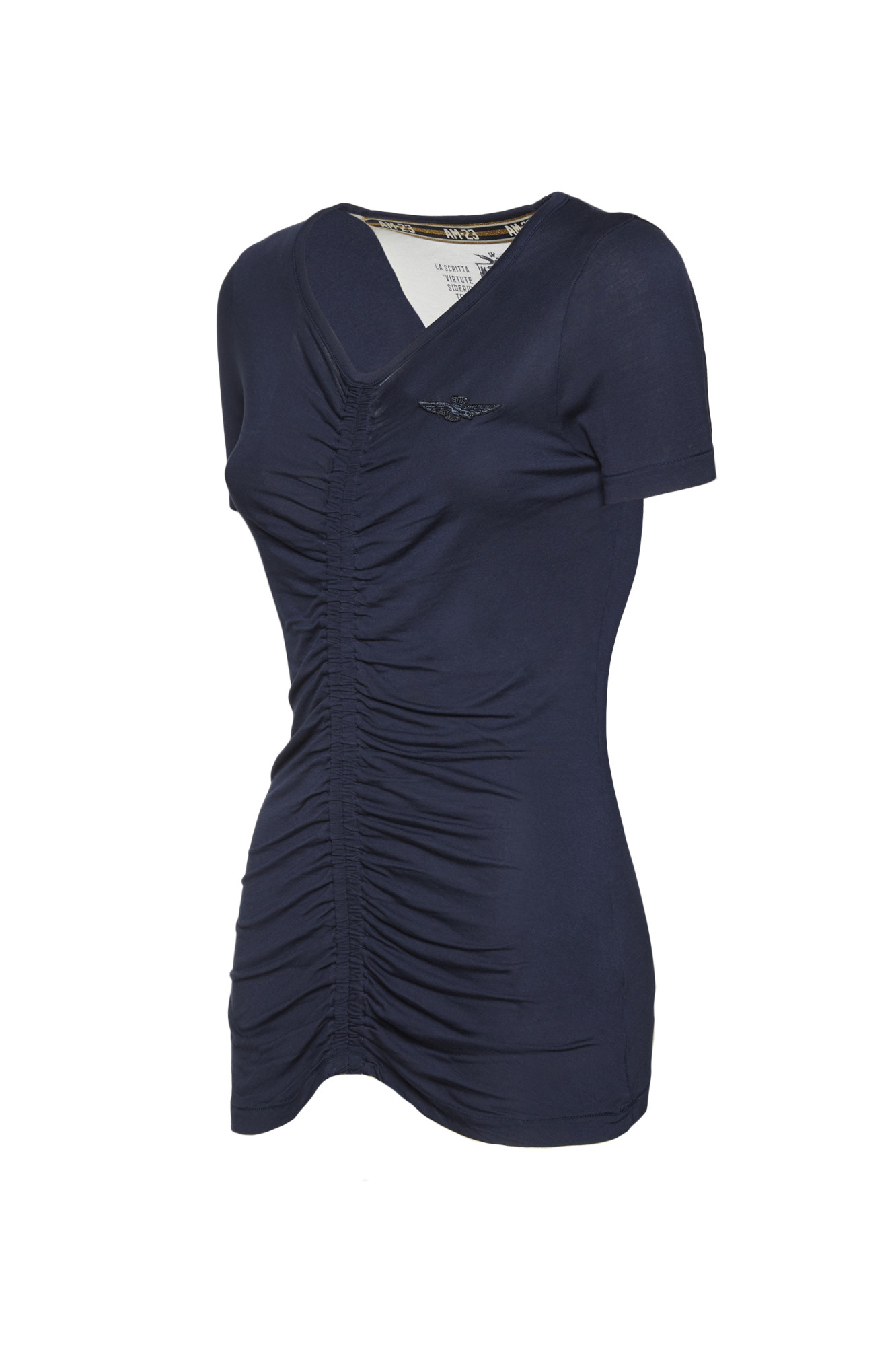 detail Tričko t-shirt con arriccio 201TS1739DJ482