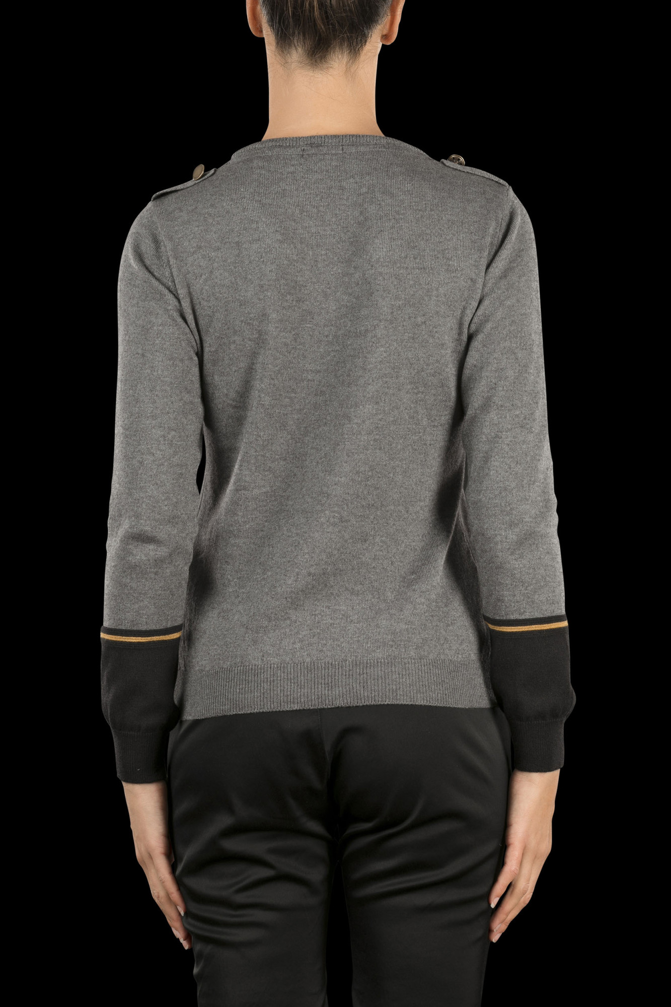 detail Svetr maglia scollo v 172MA1087DL333