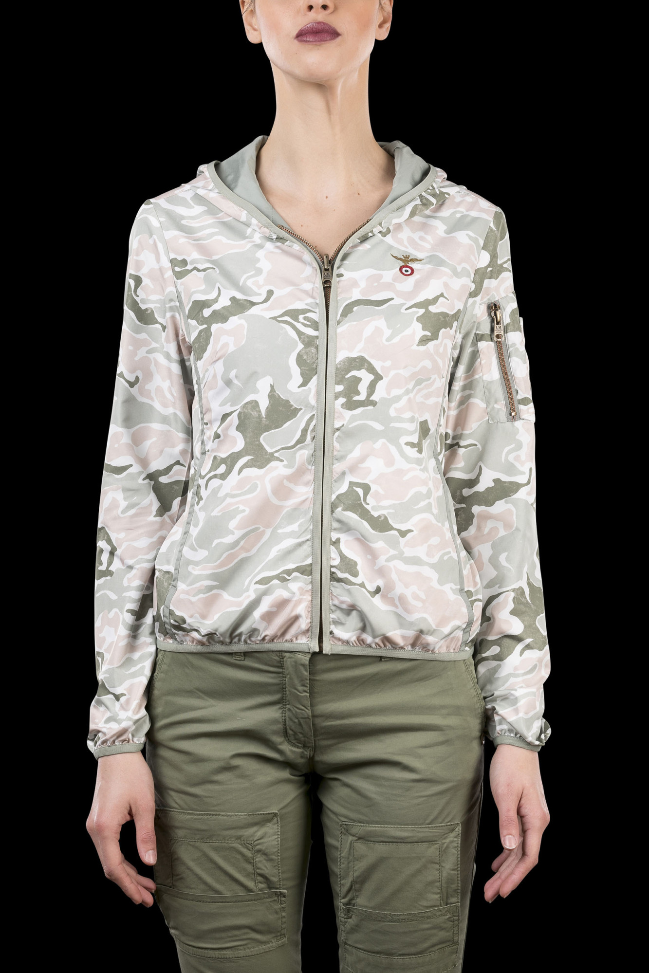 detail Bunda k-way reversibile 181AB1637DCT2256