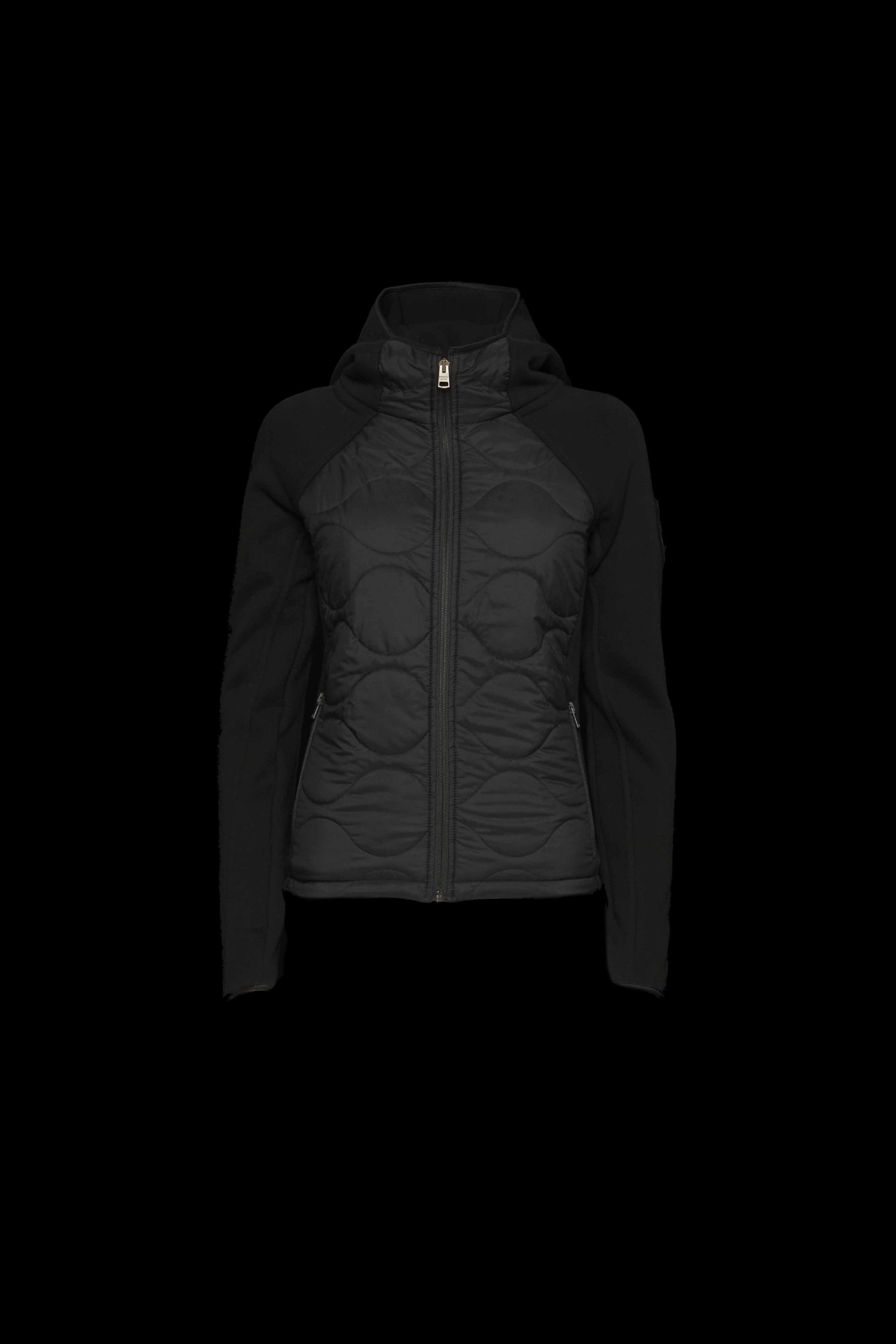 detail Bunda felpa nylon cappuccio 182AF241DCT2375