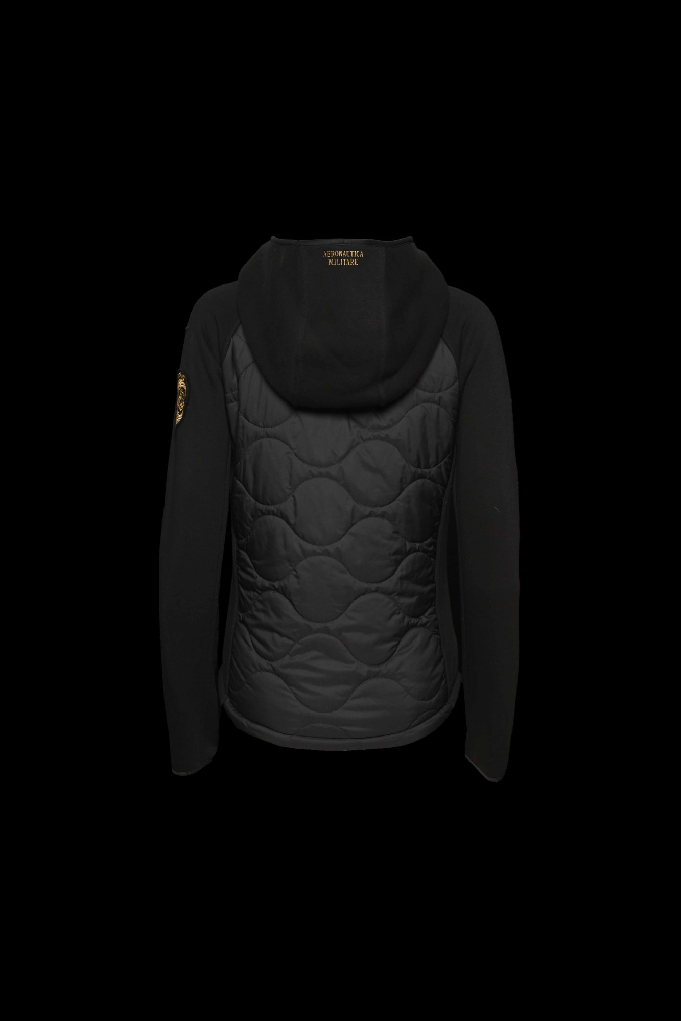 detail Bunda felpa nylon cappuccio 182AF241DCT2375