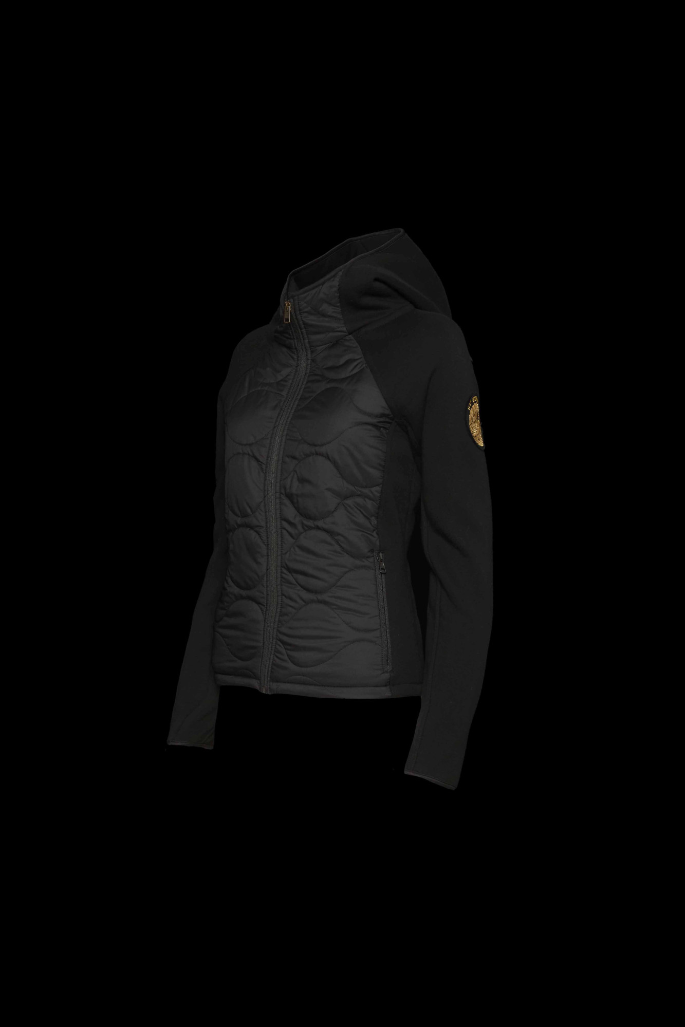 detail Bunda felpa nylon cappuccio 182AF241DCT2375