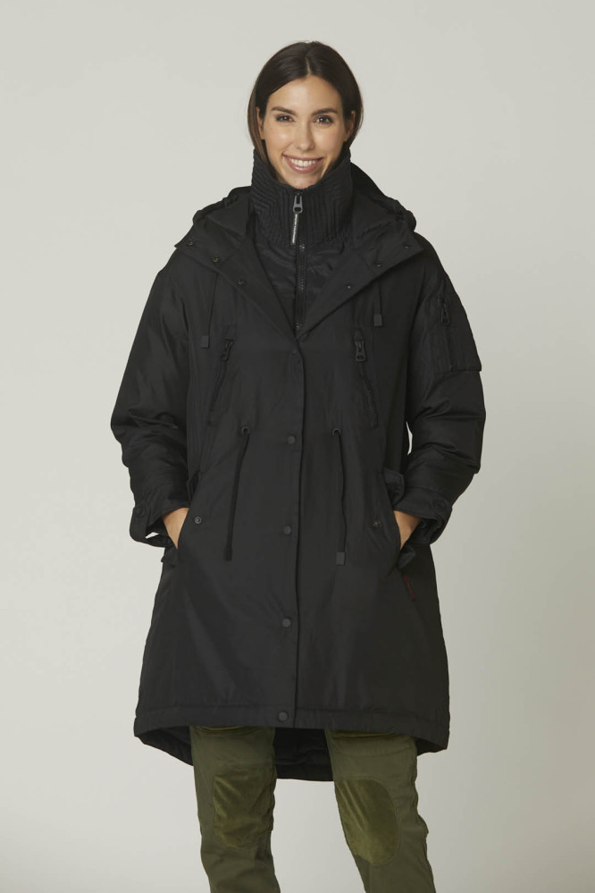 Bunda giaccone c cappuccio 232AB2127DCT3173